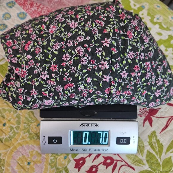 Marks & Spencer Collection Women's Size 10 Black & Pink Floral Printed Blouse - Picture 11 of 11